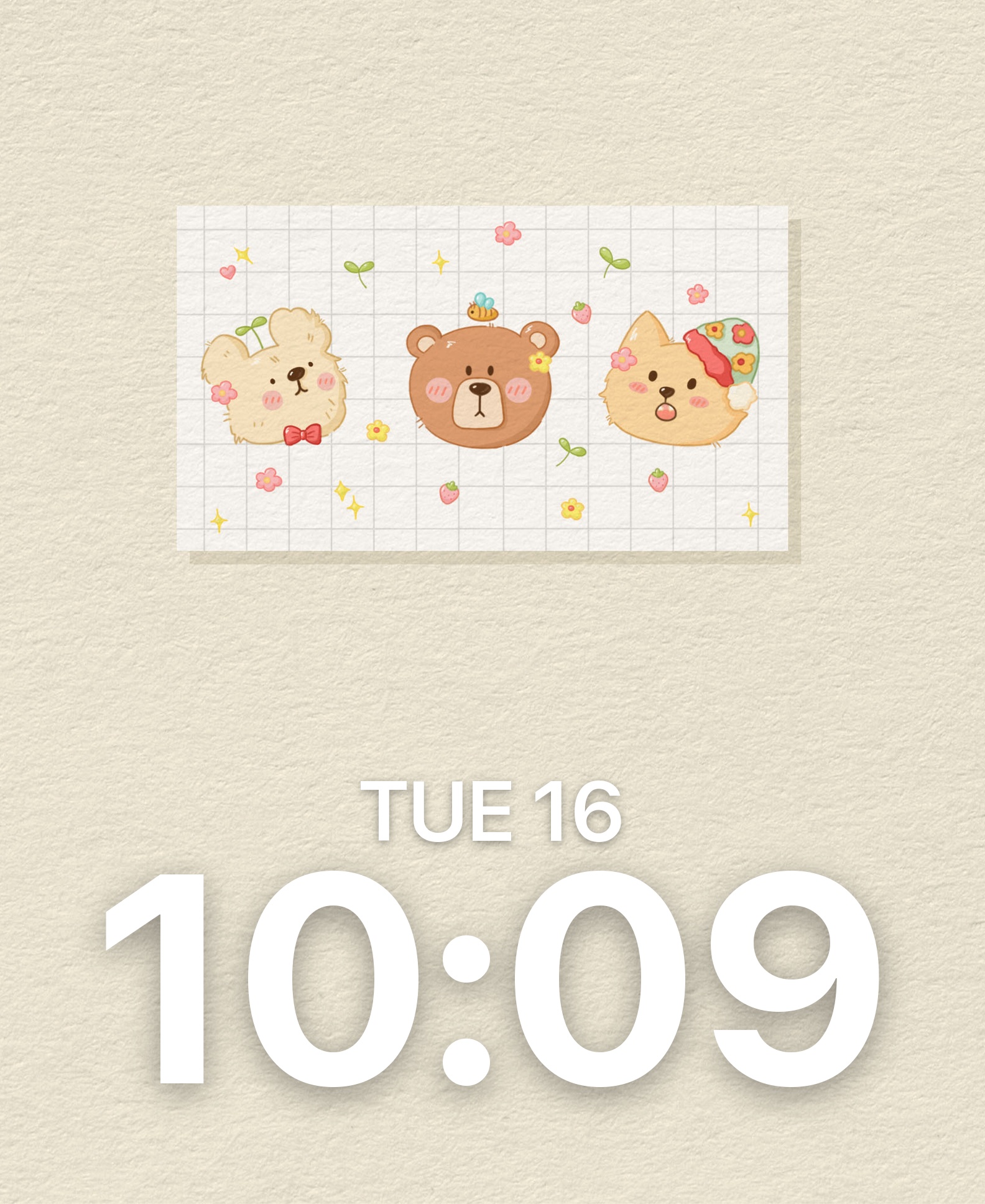 Cute Trio watch face